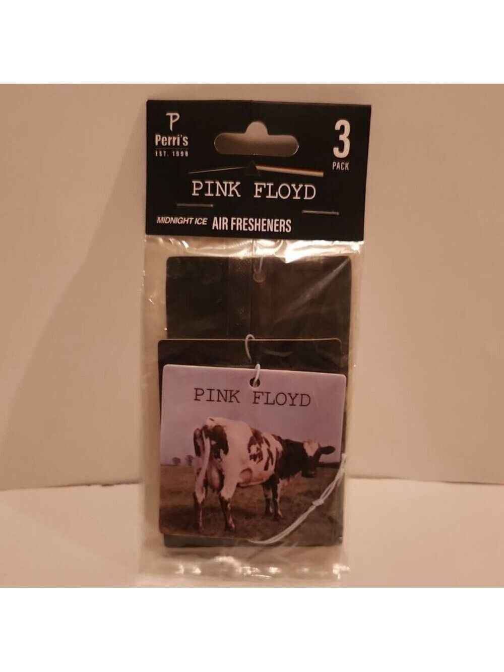 Unisex Perri's Pink Floyd Air Fresheners One Size Black White Car/Home